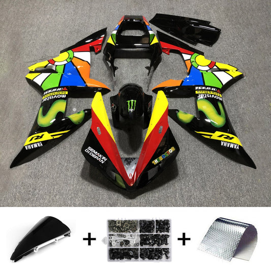 Amotopart Yamaha YZF-R1 2002-2003 Kit Carena Carrozzeria Plastica ABS