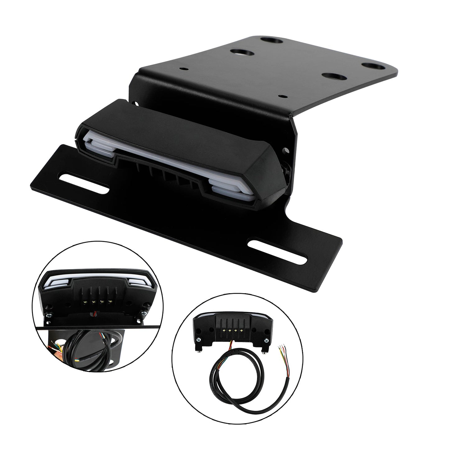 2008-2023 KAWASAKI D-TRACKER-X KLX250 S/SF 300 R/SM Staffa porta targa