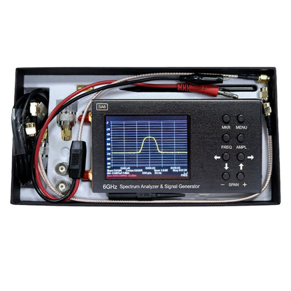 SA6 6GHz Palmare Portatile 3.2" Analizzatore di Segnale Generatore di Segnale 35-6200MHz