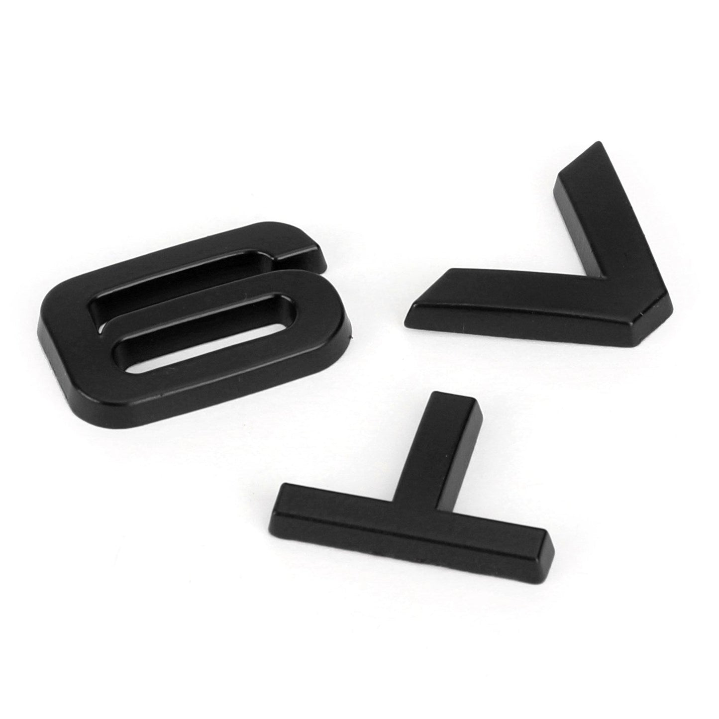 Distintivo dell'emblema V6T adatto per AUDI A1 A3 A4 A5 A6 A7 Q3 Q5 Q7 S6 S7 S8 S4 SQ5 nero generico