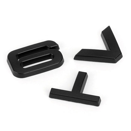 Distintivo dell'emblema V6T adatto per AUDI A1 A3 A4 A5 A6 A7 Q3 Q5 Q7 S6 S7 S8 S4 SQ5 nero generico