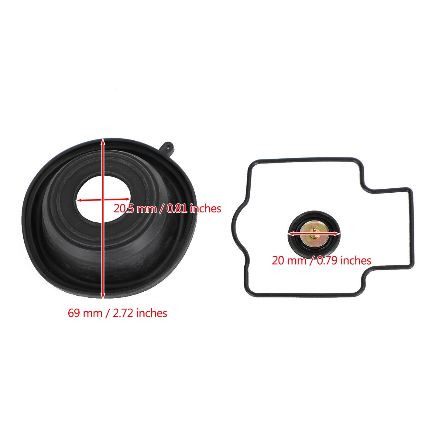 Carburatore Carb Rebuild Kit adatto per Ninja ZX-9R GPZ900R ZX900A/B/C 1994-03 Generico