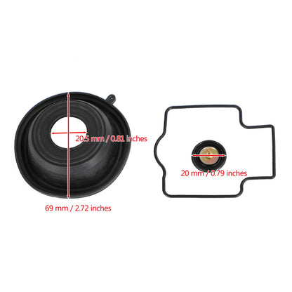 Carburatore Carb Rebuild Kit adatto per Ninja ZX-9R GPZ900R ZX900A/B/C 1994-03 Generico