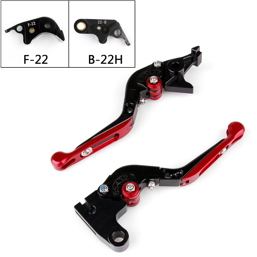 Leva freno e frizione allungabile pieghevole regolabile per BMW S1000RR S1000R 15-18 generico