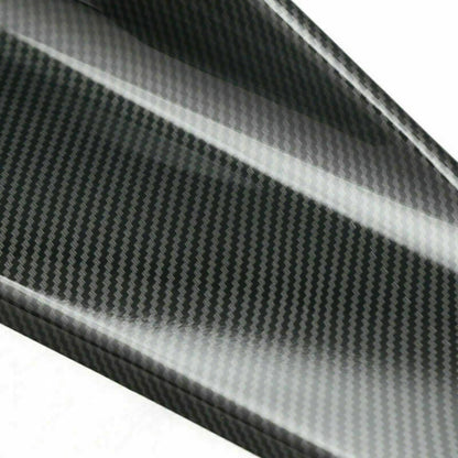 2 pezzi 35 cm gonna spoiler estensione labbro posteriore splitter a bilanciere alette ali in fibra di carbonio aspetto generico
