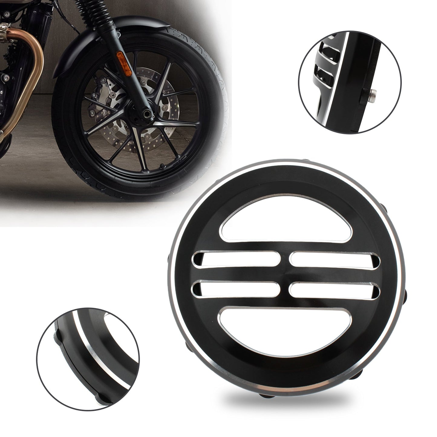 Cover Clacson Cover Decorativa Universale Per bobber T120 T100 Street twin Generico