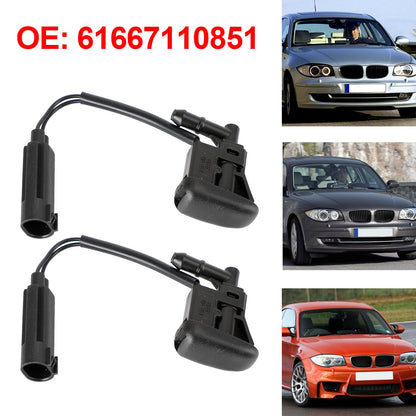 BMW E88 X3 E83 X5 E53 61667110851 2x ugello tergicristallo spray riscaldato
