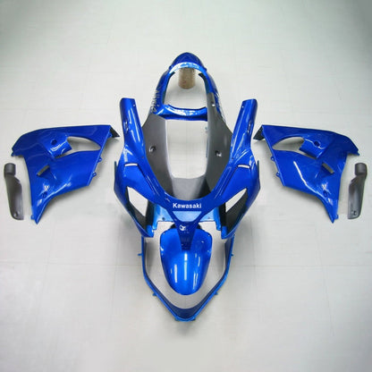 Amotopart Kawasaki ZX9R 2000-2001 Kit di paura blu