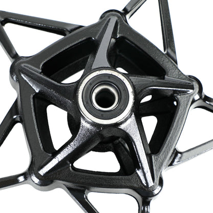 Cerchi in lega di alluminio forgiato Ruote per Kawasaki EX400 NINJA 400 Z400 2018-2023 Generico
