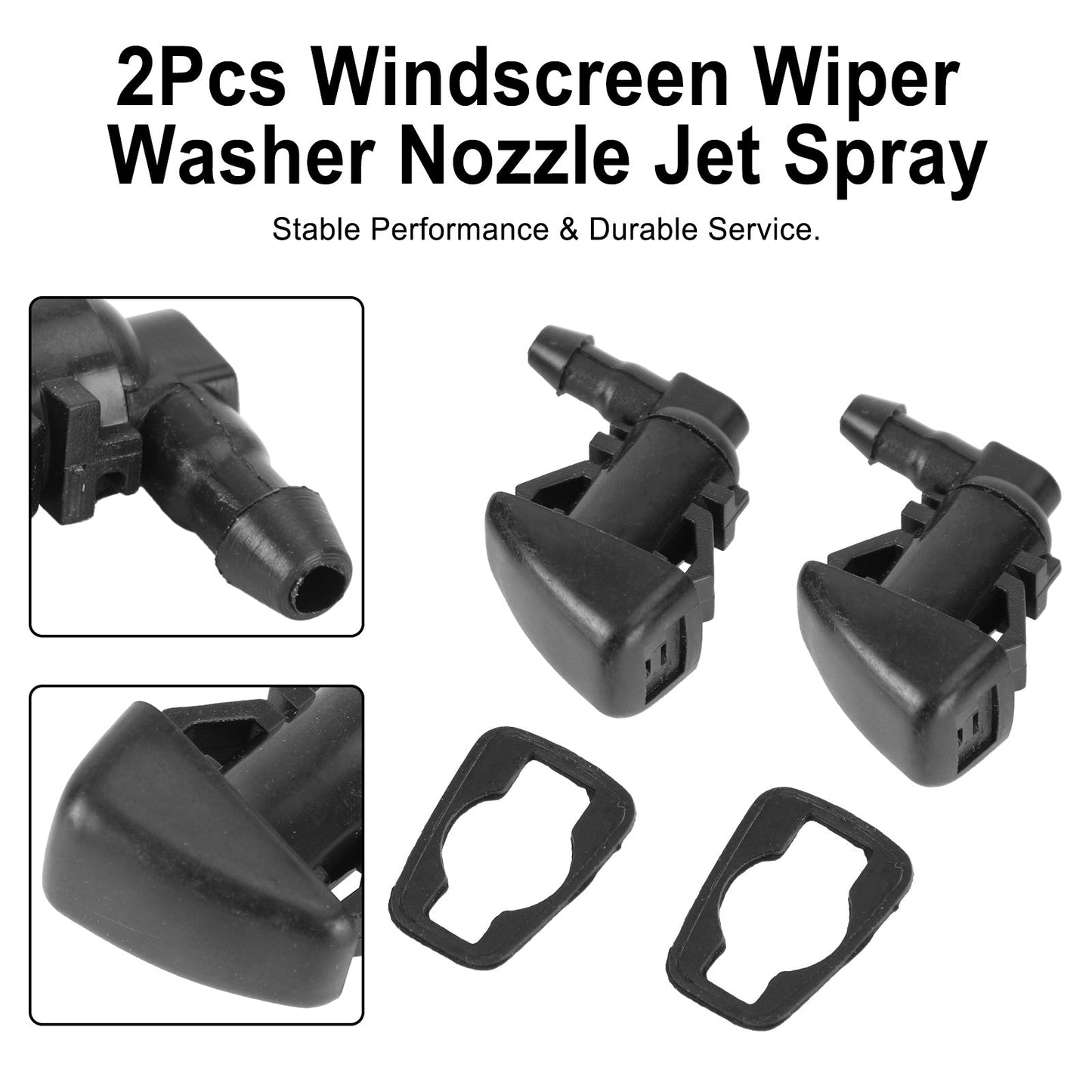2Pcs Tergicristallo Rondella Ugello Jet Spray Per Jeep Grand Cherokee 2011-2017 Generico