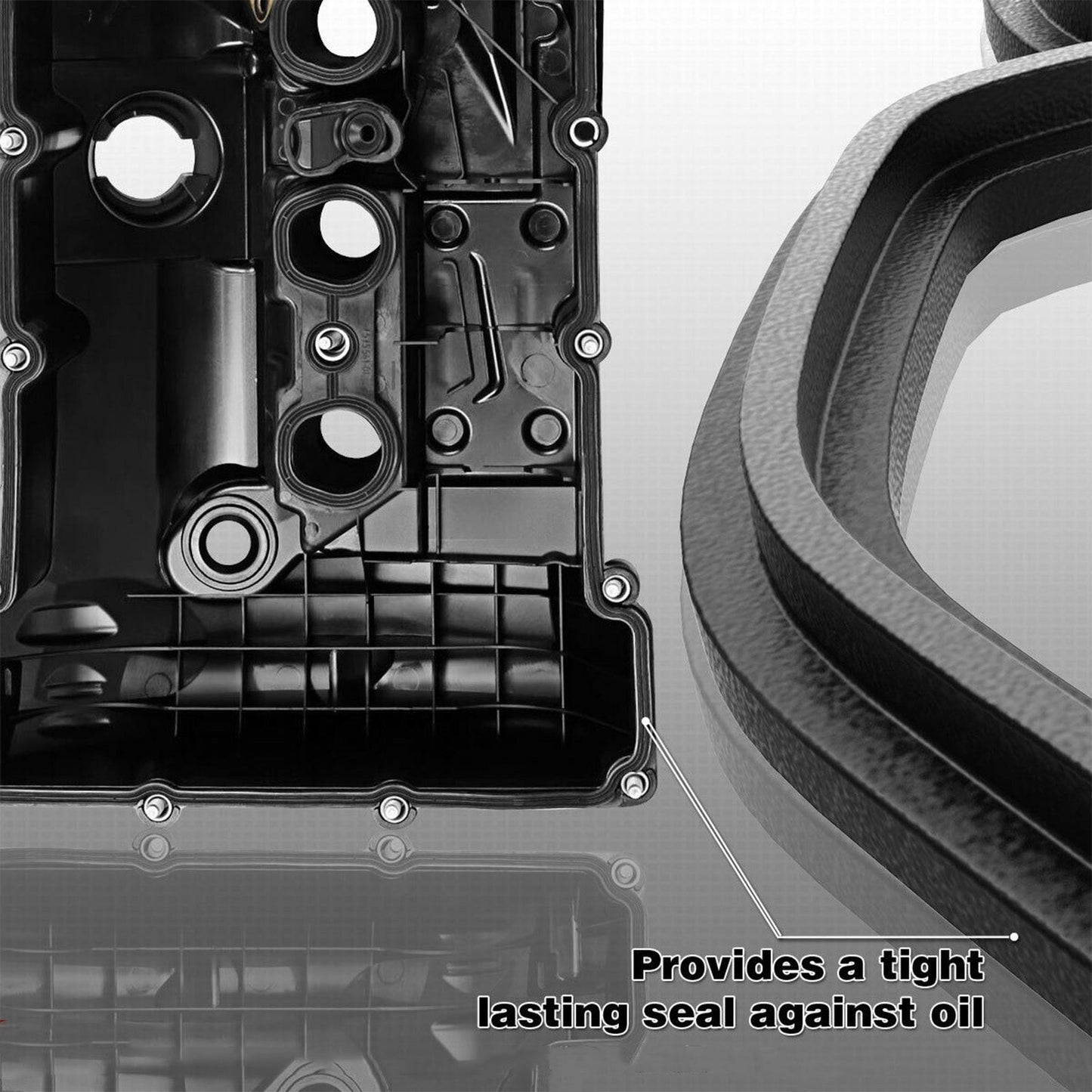 2009-2010 BMW X3 X5 528i xDrive L6 Coperchio valvola con bulloni guarnizione 11127552281