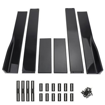 78.7 Universal Side Skirt Extensions Rocker Panel Splitter Lip Polipropilene Generico