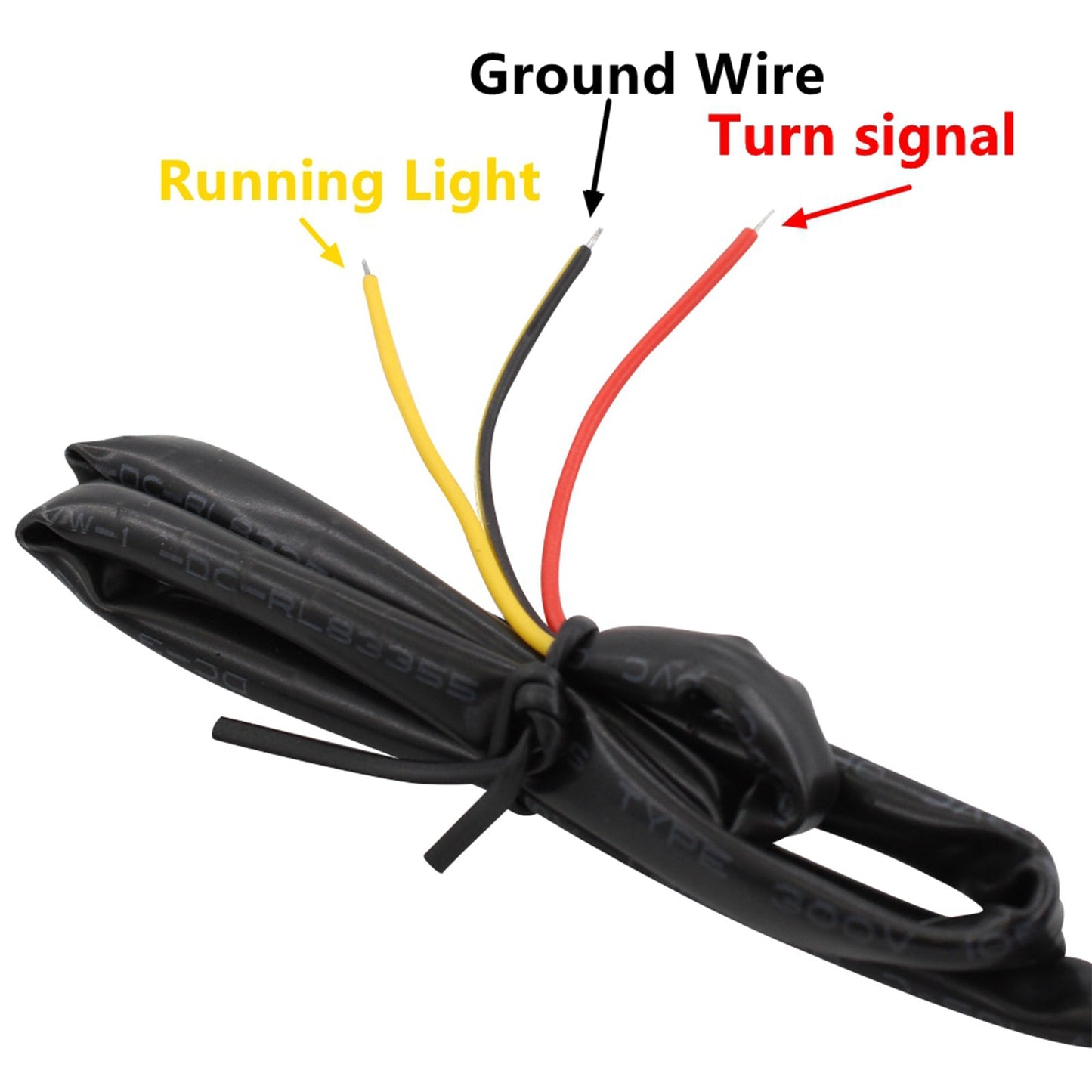 Indicatore di direzione a LED posteriore Mini E Mark per Sportster Touring Dyna Softail Generico