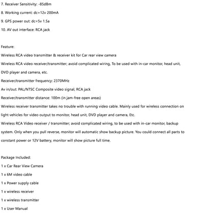 Macchina fotografica senza fili della maniglia di retrovisione dell'automobile adatta per A3 A4 A4L S4 A5 S5 Q3 Q5 A6 A7 A8