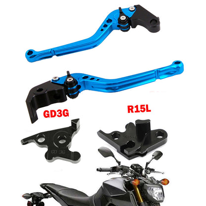 Leva freno frizione lunga moto adatta per YAMAHA MT125 2014-2019 Generico