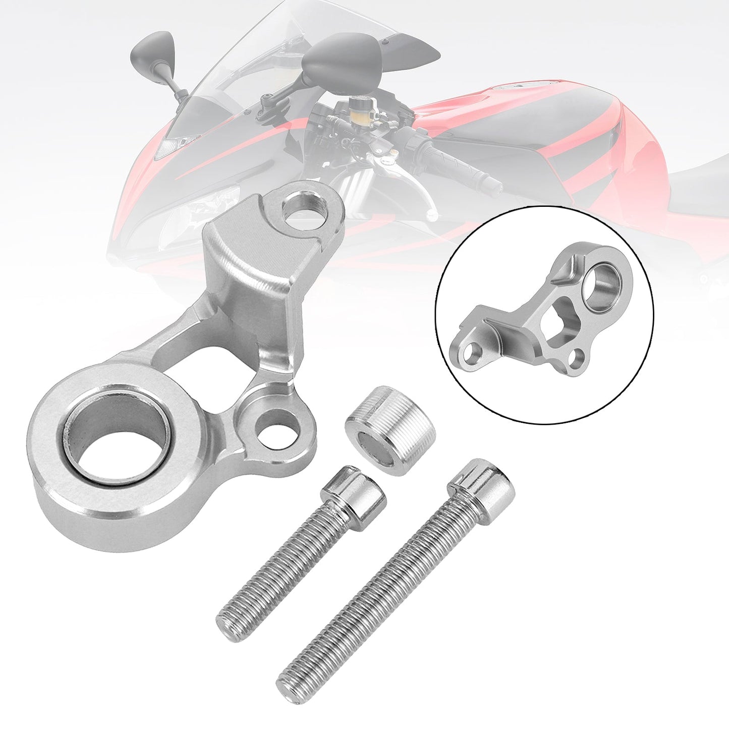 Honda Cbr1000Rr-R 2020-2022 2021 Stabilizzatore Cambio Cnc Alto Modificato Argento