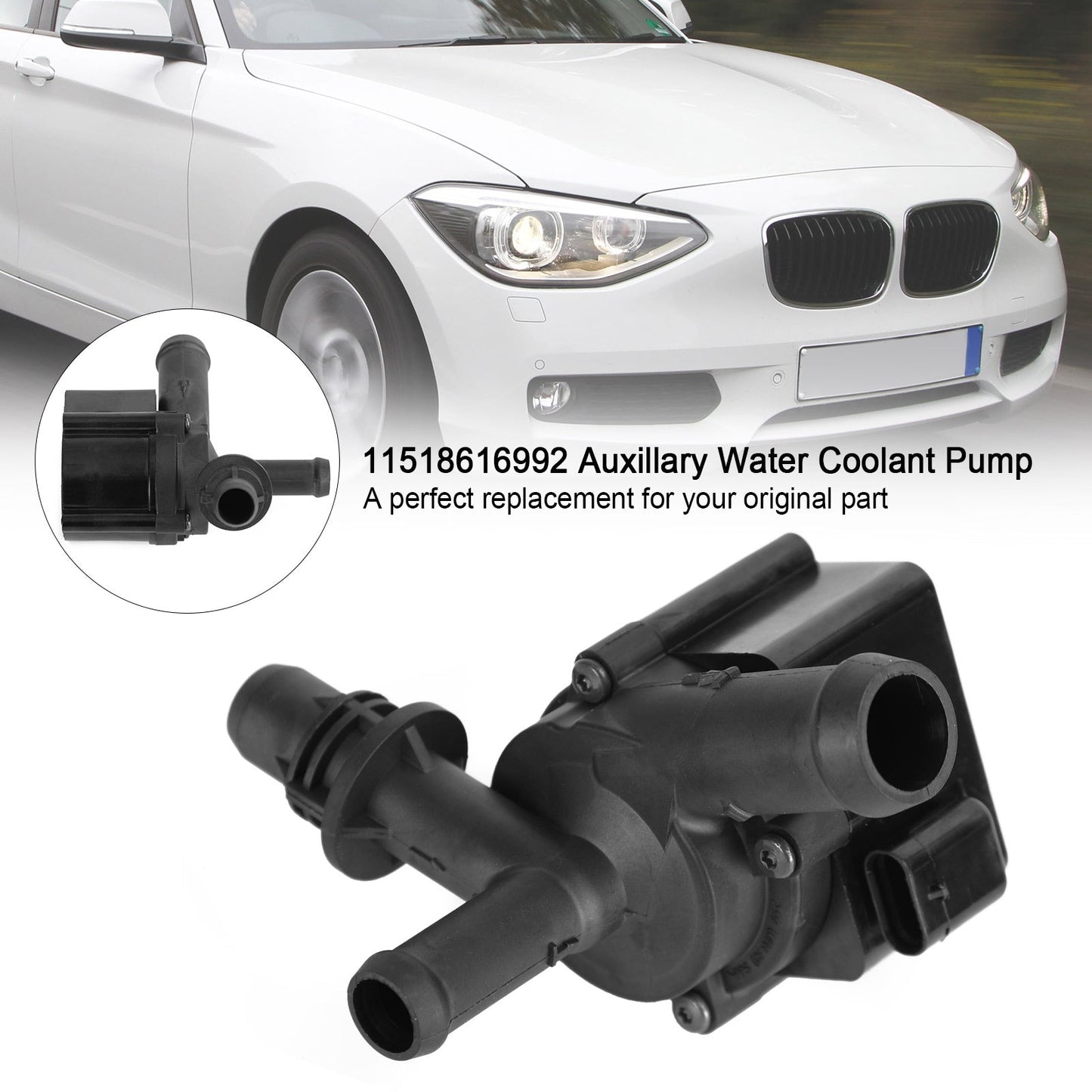2010-2016 BMW 114i 116i 118i 120i 316i 11518616992 Pompa ausiliaria del liquido di raffreddamento dell'acqua