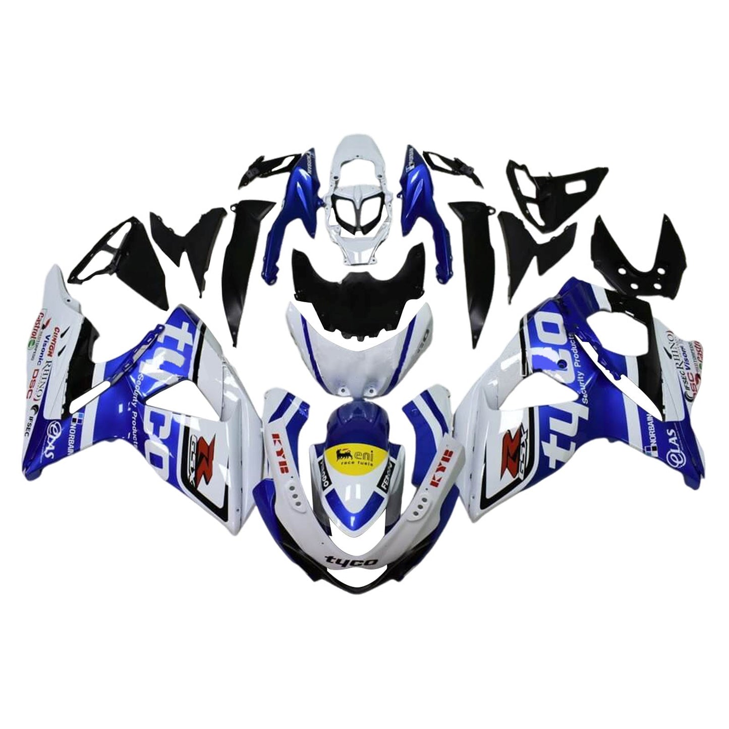 Kit carena iniezione Suzuki GSXR1000 K9 2009-2016 Carrozzeria in plastica ABS