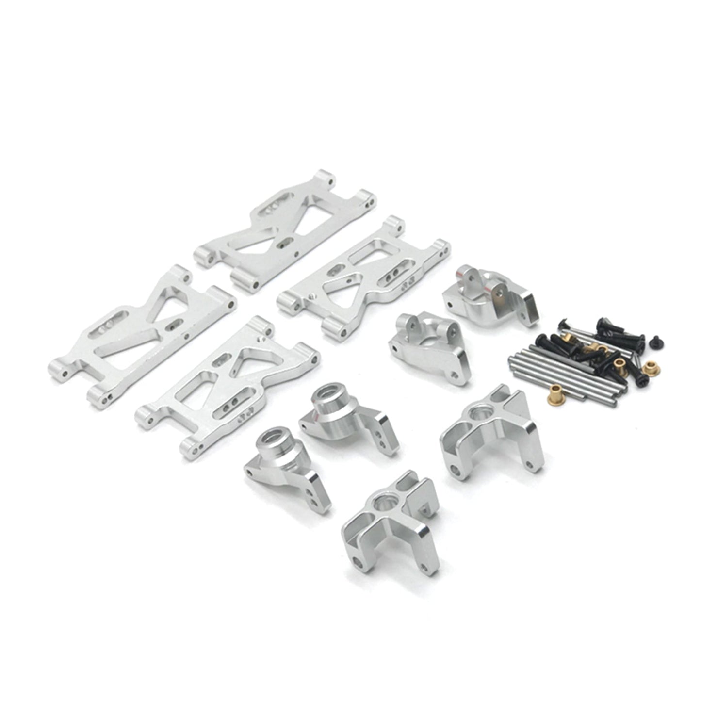 Set forcellone anteriore posteriore per Wltoys 124016 124017 124018 124019 144001-02 RC Car