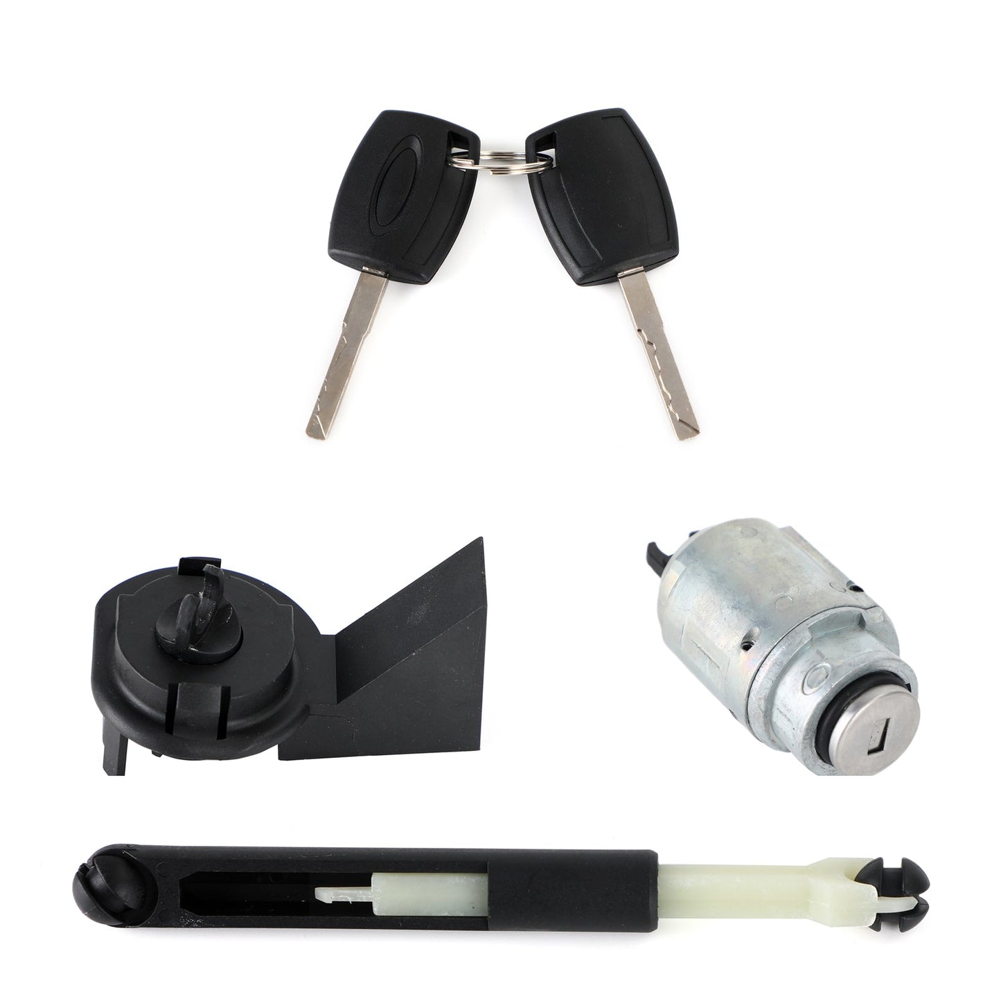 Bonnet Release Lock Fermo Fermo Riparazione Set 1355231 Per Ford Focus MK2 2004-2012 Generico