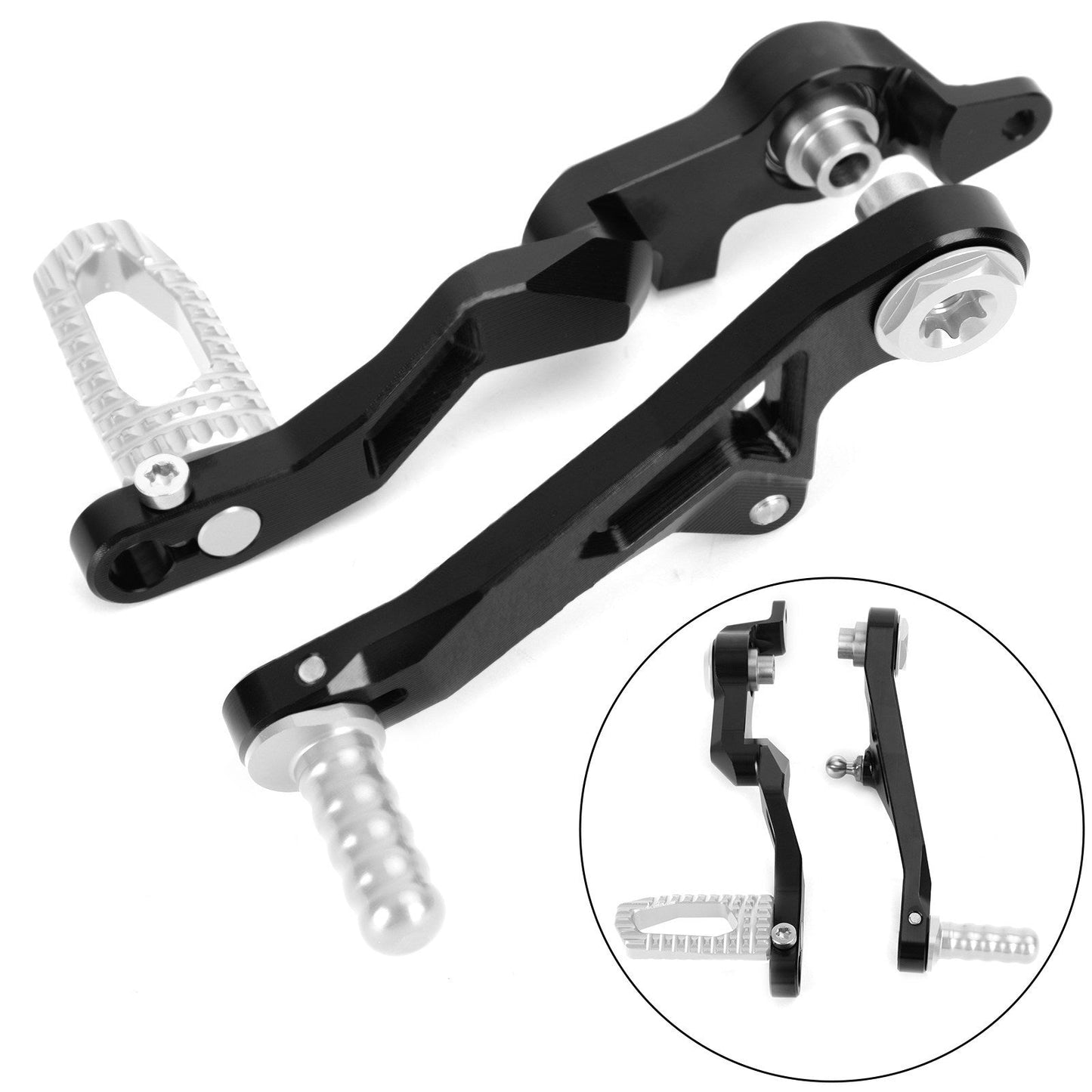 ALU Argento LEVA DEL CAMBIO E PEDALE DEL FRENO Adatto per BMW R1250GS, Adventure 2019+ Generico