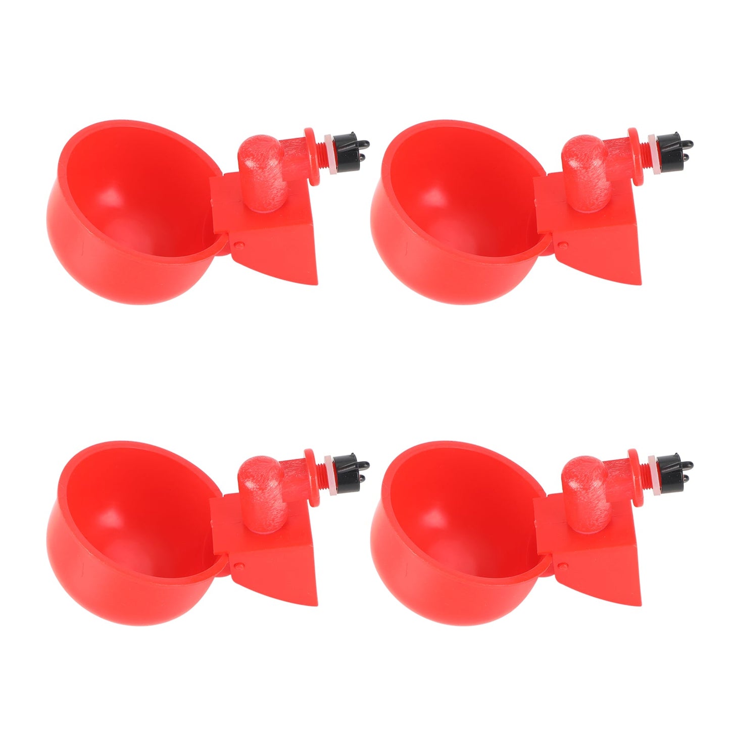 4Pcs Automatic Waterer Pollame Ciotola per Pollo Mangiatoia per Pollo