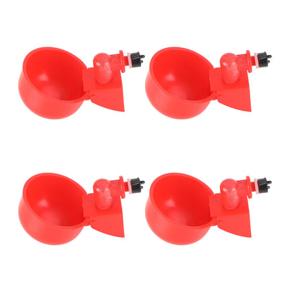 4Pcs Automatic Waterer Pollame Ciotola per Pollo Mangiatoia per Pollo