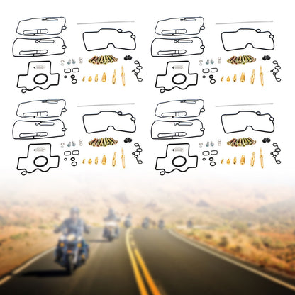 4X Carburatore Carb Rebuild Kit di riparazione adatto per Yamaha YFZ450 2004-2009 Generico