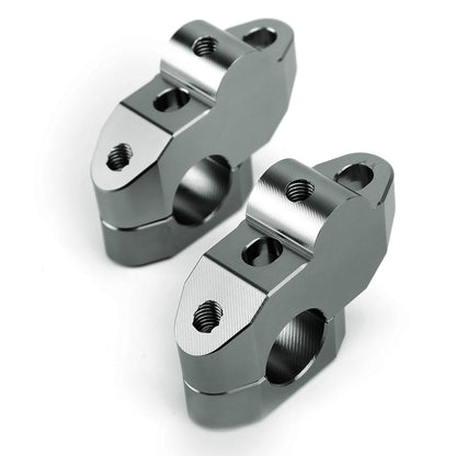 Alluminio billet 7/8" Kit di estensioni per riser manubrio 22mm Per Yamaha Per Honda Per Ducati Per KTM Per Kawasaki Per Suzuki Generico