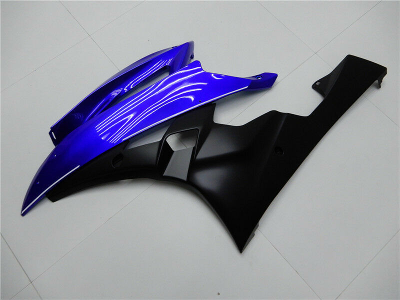 Amotopart 2006 2007 Yamaha YZF-R6 Cladding Blue Black Failing Kit