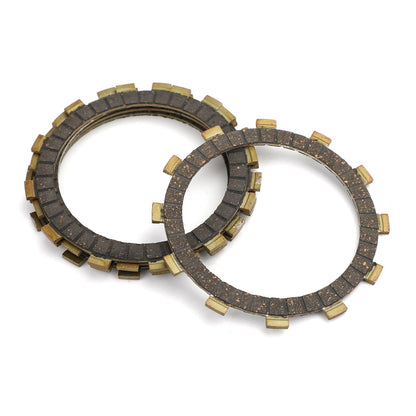 Kit frizione in ferro e dischi di attrito adatti per Suzuki AX100 AX115 TS100 TC100 RV90 Generico