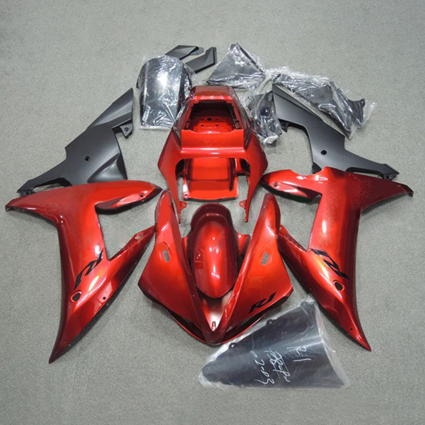 Amotopart Yamaha YZF-R1 2002-2003 Kit Carena Carrozzeria Plastica ABS