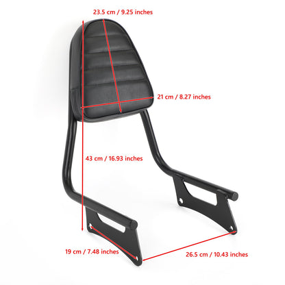 Schienale passeggero adatto per Honda Rebel 300 500 CMX500 CMX300 2017-2021 Generico