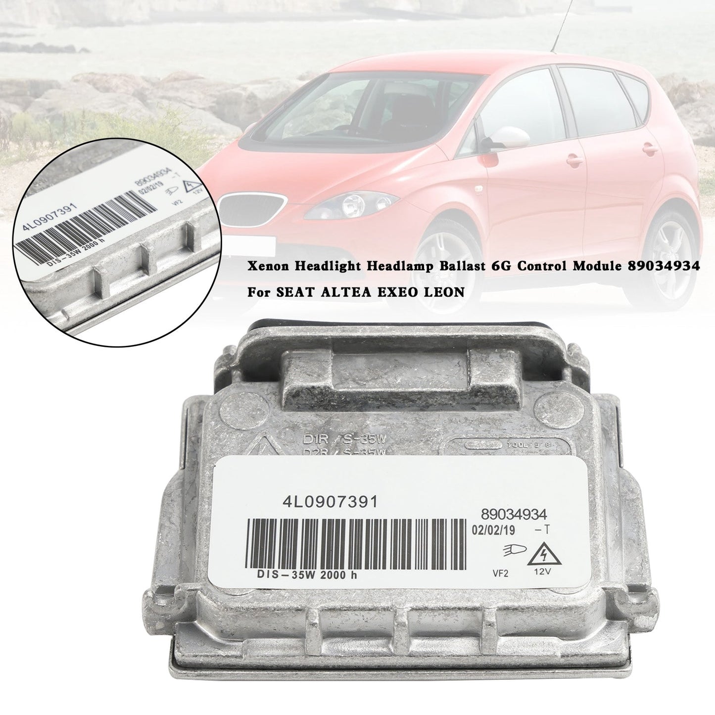 Modulo di controllo faro allo xeno Zavorra 6G Per Citroen C4 C5 DS4 89034934