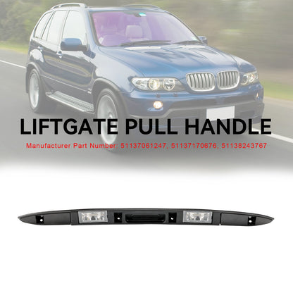 Impugnatura targa coperchio bagagliaio con pulsante chiave 51137170676 Fit BMW X5 E53