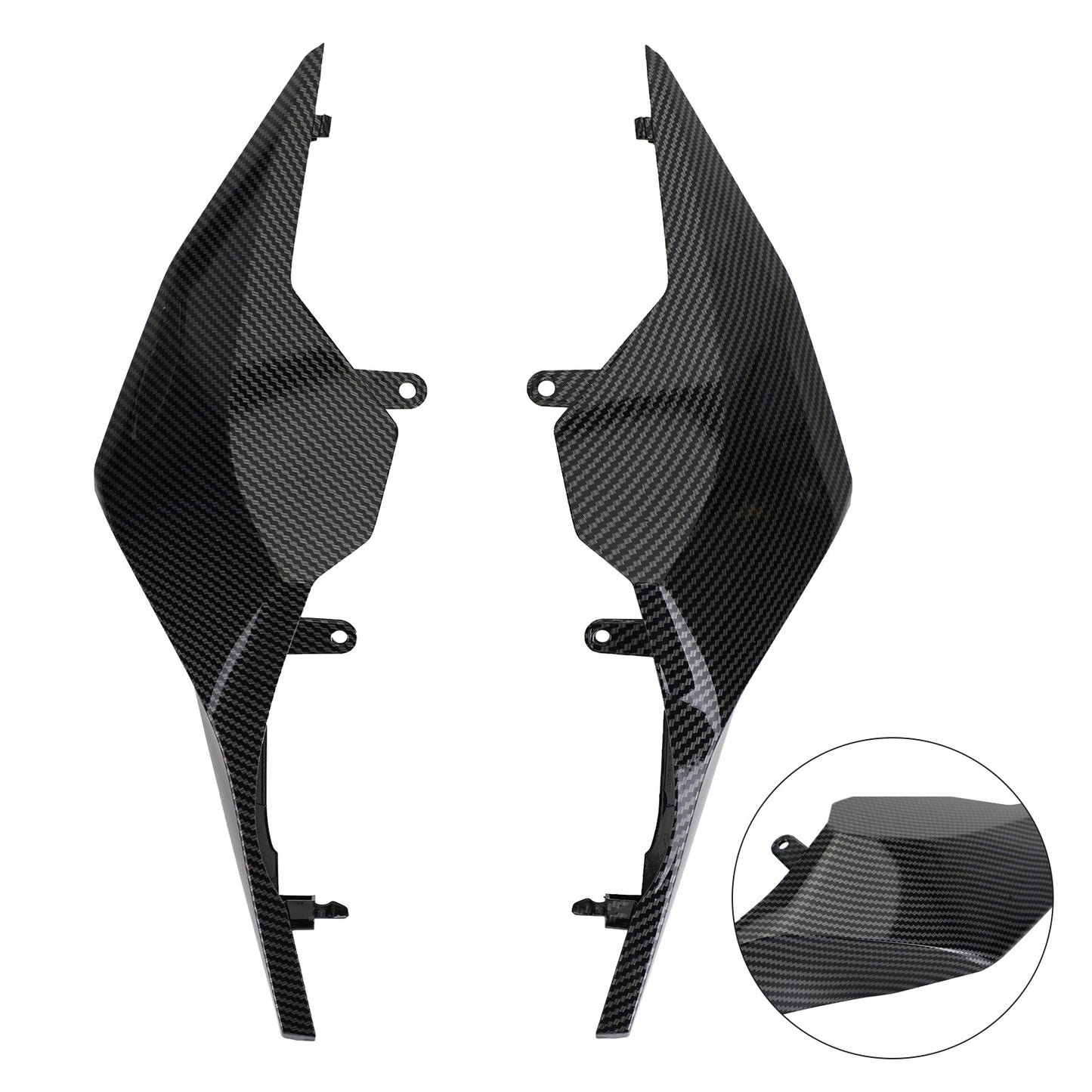 Coda posteriore Sedile laterale Pannello Trim Carenatura Cowl Cover per Honda CB650R/CBR650R 2019-2020 Generico