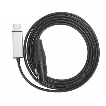 Adattatore di interfaccia da USB a DMX Cavo controller luci da palco DMX512 per computer