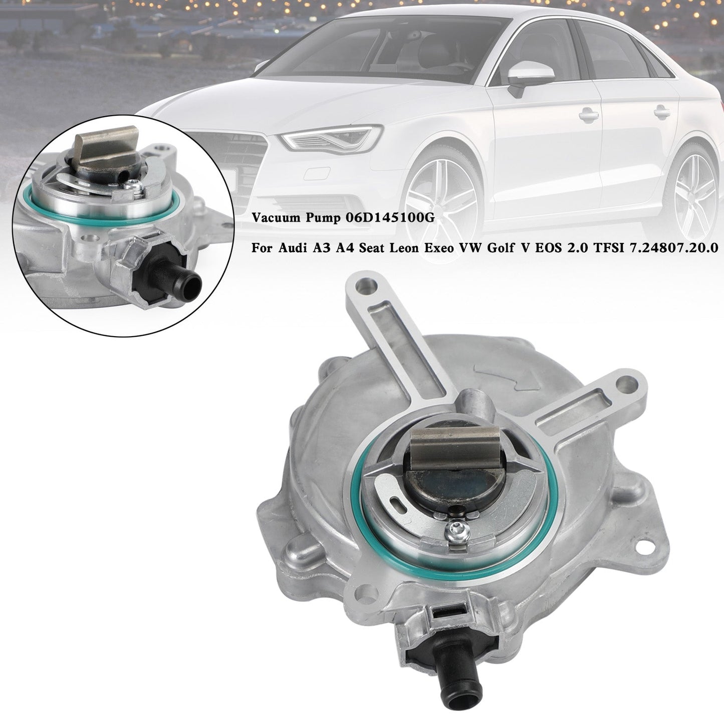 Pompa a vuoto 06D145100G per Audi A3 A4 Seat Leon Exeo VW Golf V EOS 2.0 TFSI