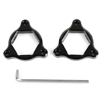 Pre Regolatori Forcella Nero 22MM Fit per Kawasaki Z1000 03-06 ZX636 Ninja 650R Generico