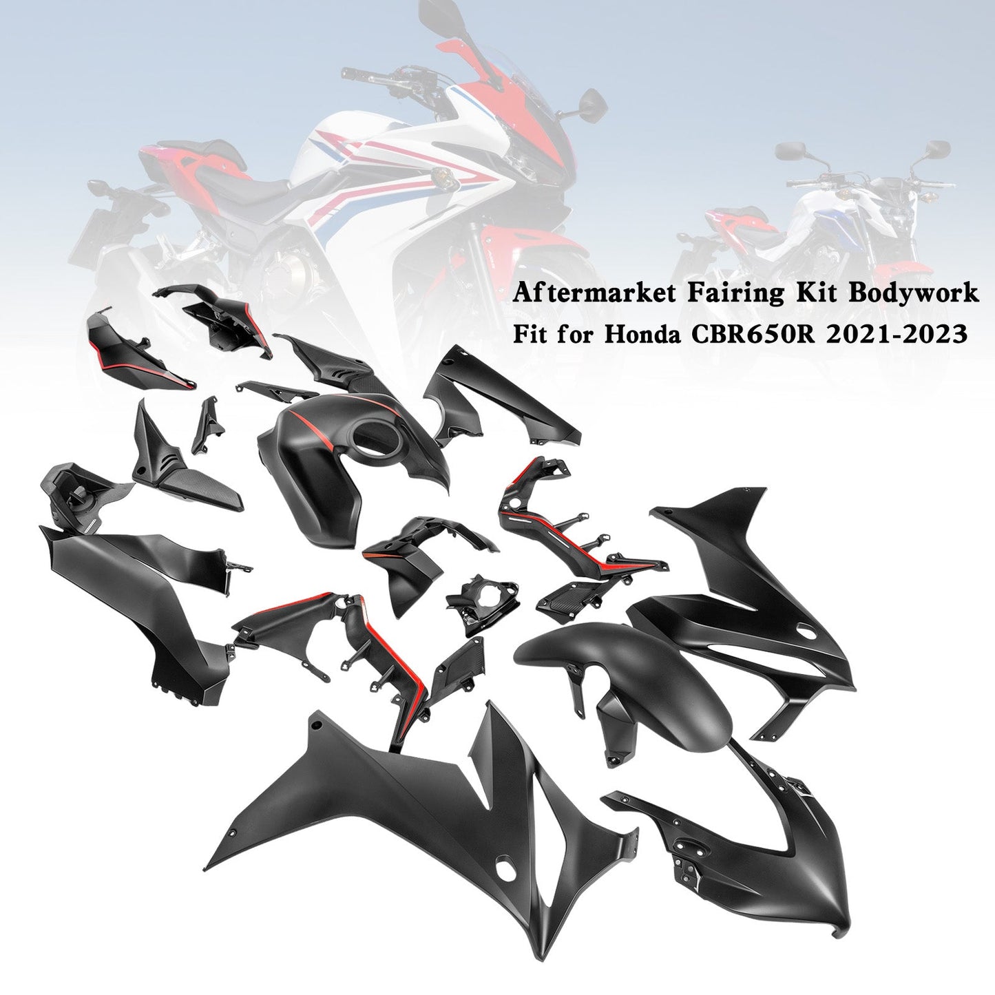 Kit carena Honda CBR650R 2021-2023 Stampaggio ad iniezione di plastica ABS