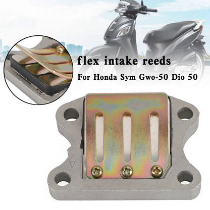 213.0049 Valvola Lamellare Per Honda Sym Gwo-50 Dio 50 Zx Orizzontale