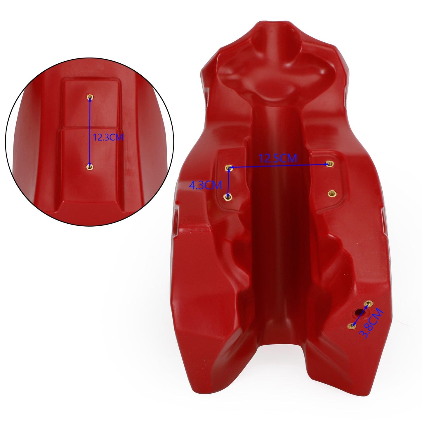 1989-2001 Honda CR500R Serbatoio carburante e tappo rosso 2.38 Gal Kit valvola rubinetto