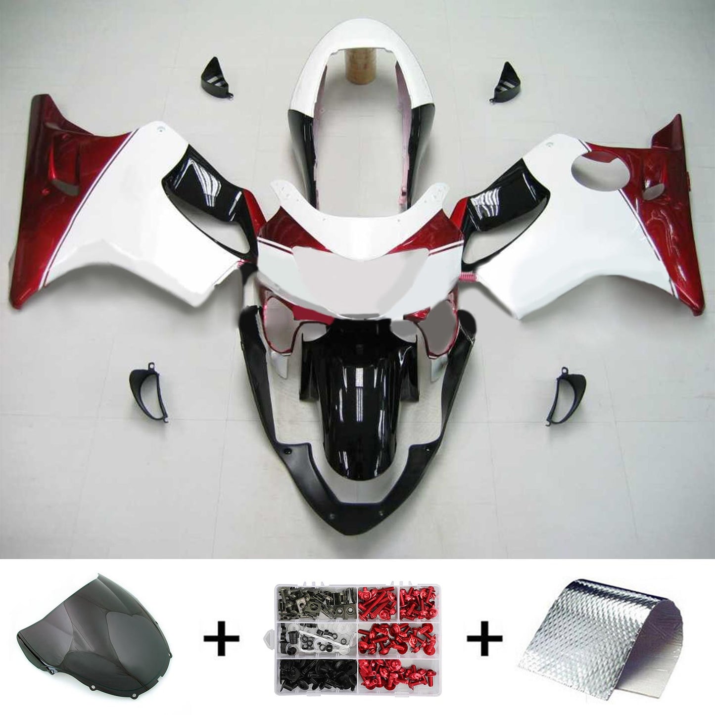 Amotopart Honda CBR600F4 1999-2000 Kit travestimento Body Plastic Abs