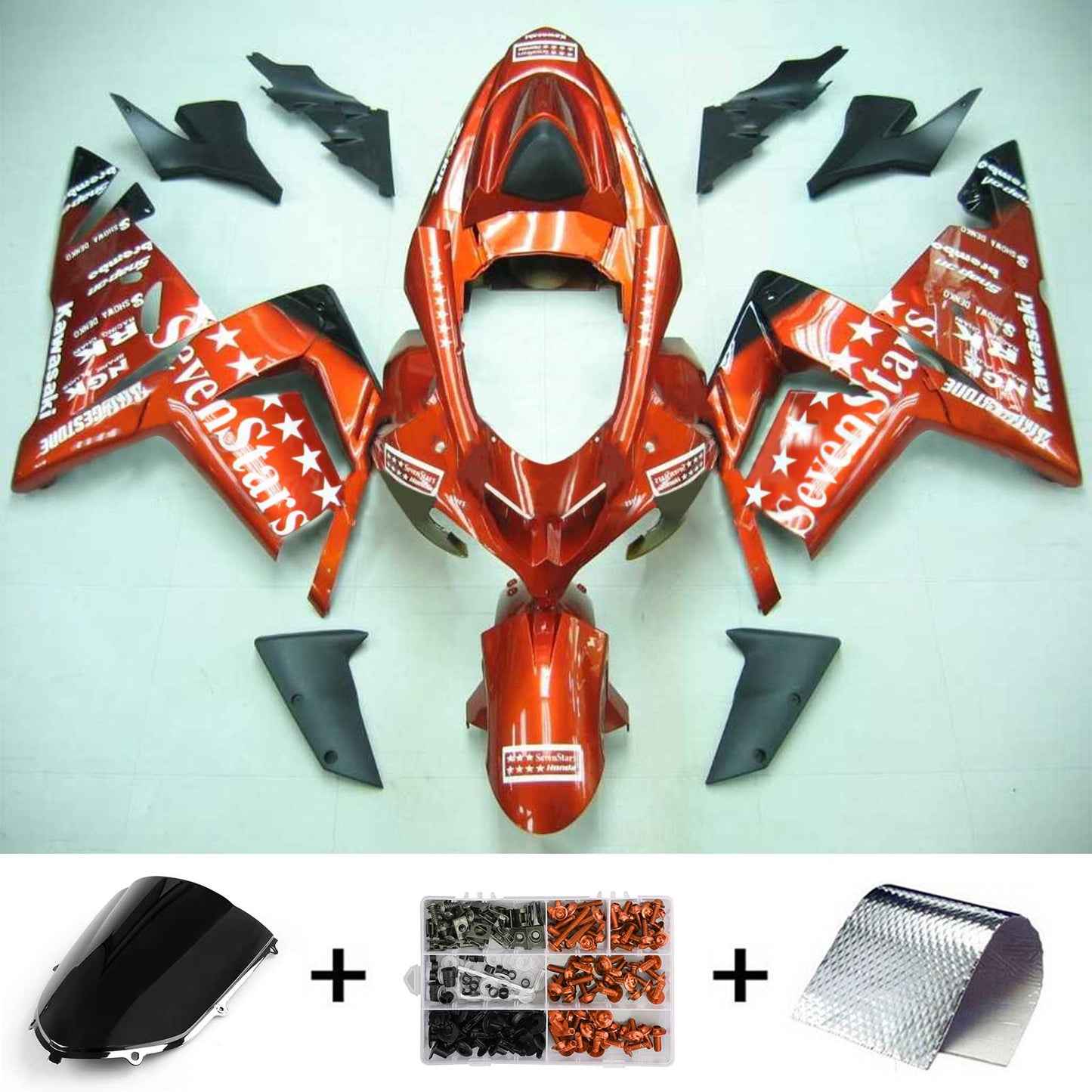 Kit carenatura per Kawasaki ZX10R 2004-2005 Generico