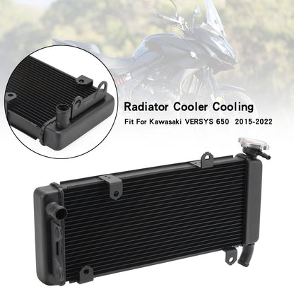 Radiatore motore di raffreddamento del radiatore in alluminio Kawasaki VERSYS 650 2015-2022