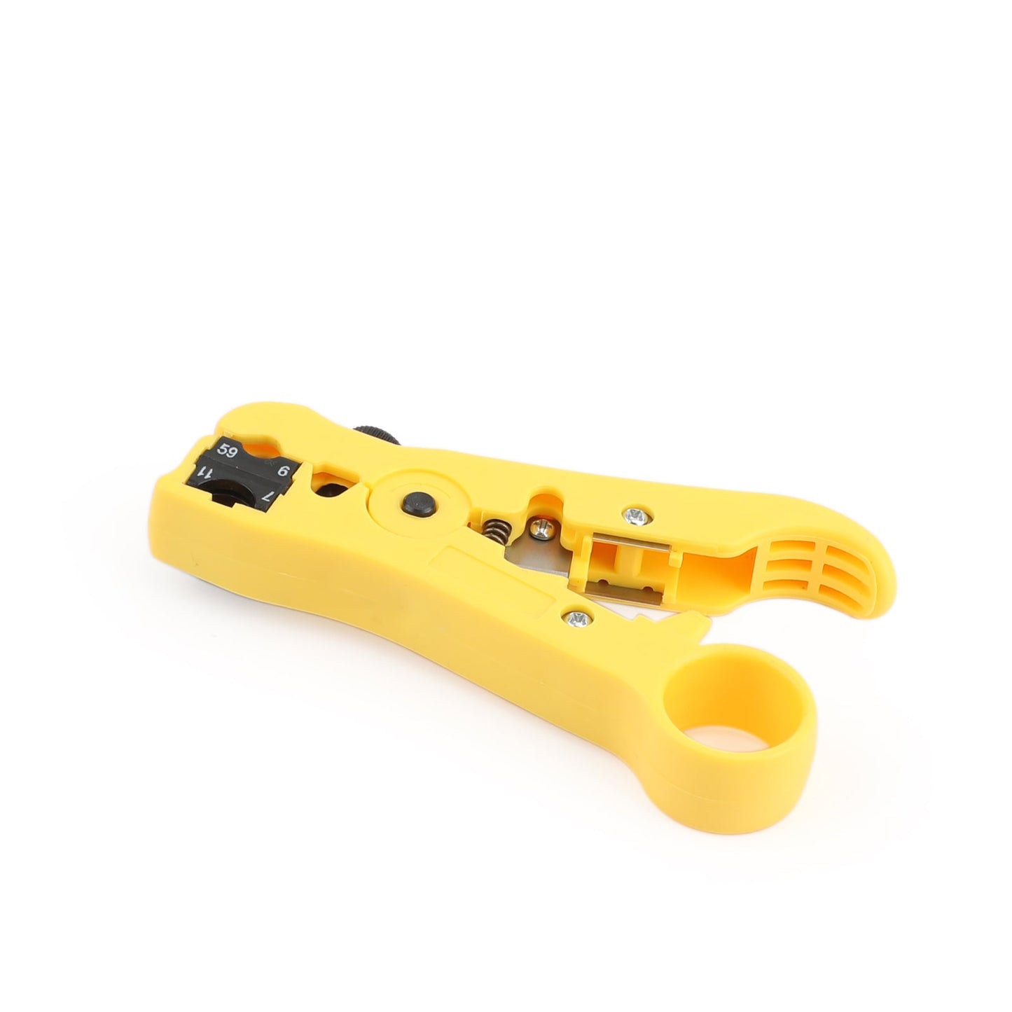 Strumento di compressione coassiale tipo F Kit di piegatura cavi coassiali regolabile RG6 RG59 RG11