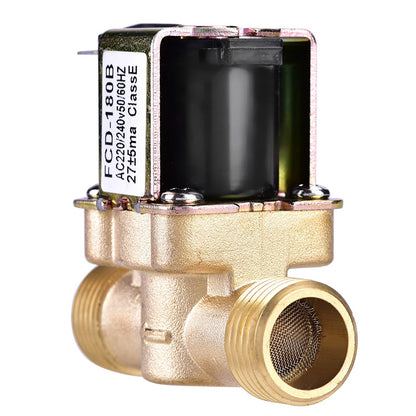 Elettrovalvola elettrica normalmente chiusa 1/2" AC 220V per scaldabagno solare