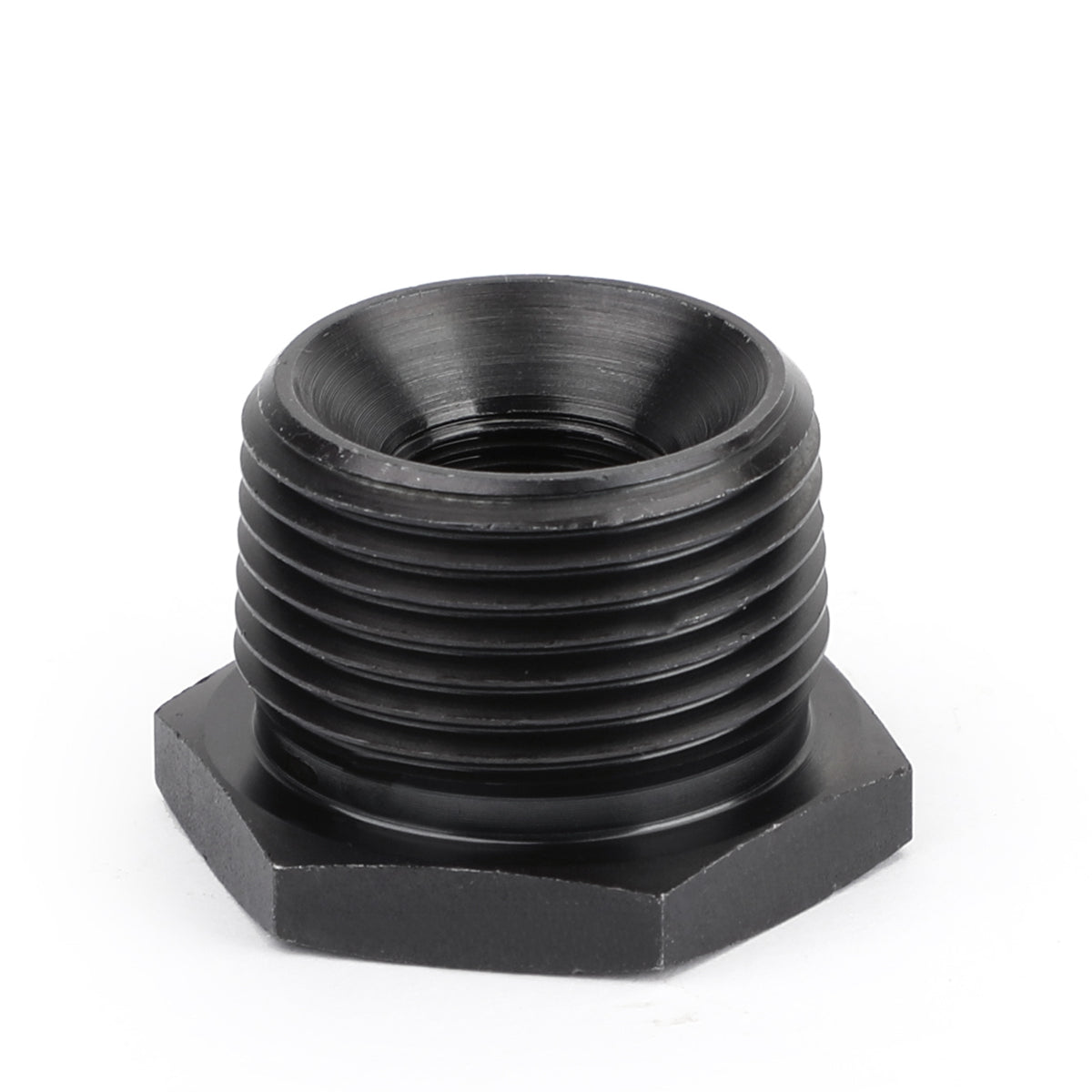 Nuovo adattatore filettato per filtro olio da 1/2-28 a 3/4 NPT più resistente dell'alluminio nero