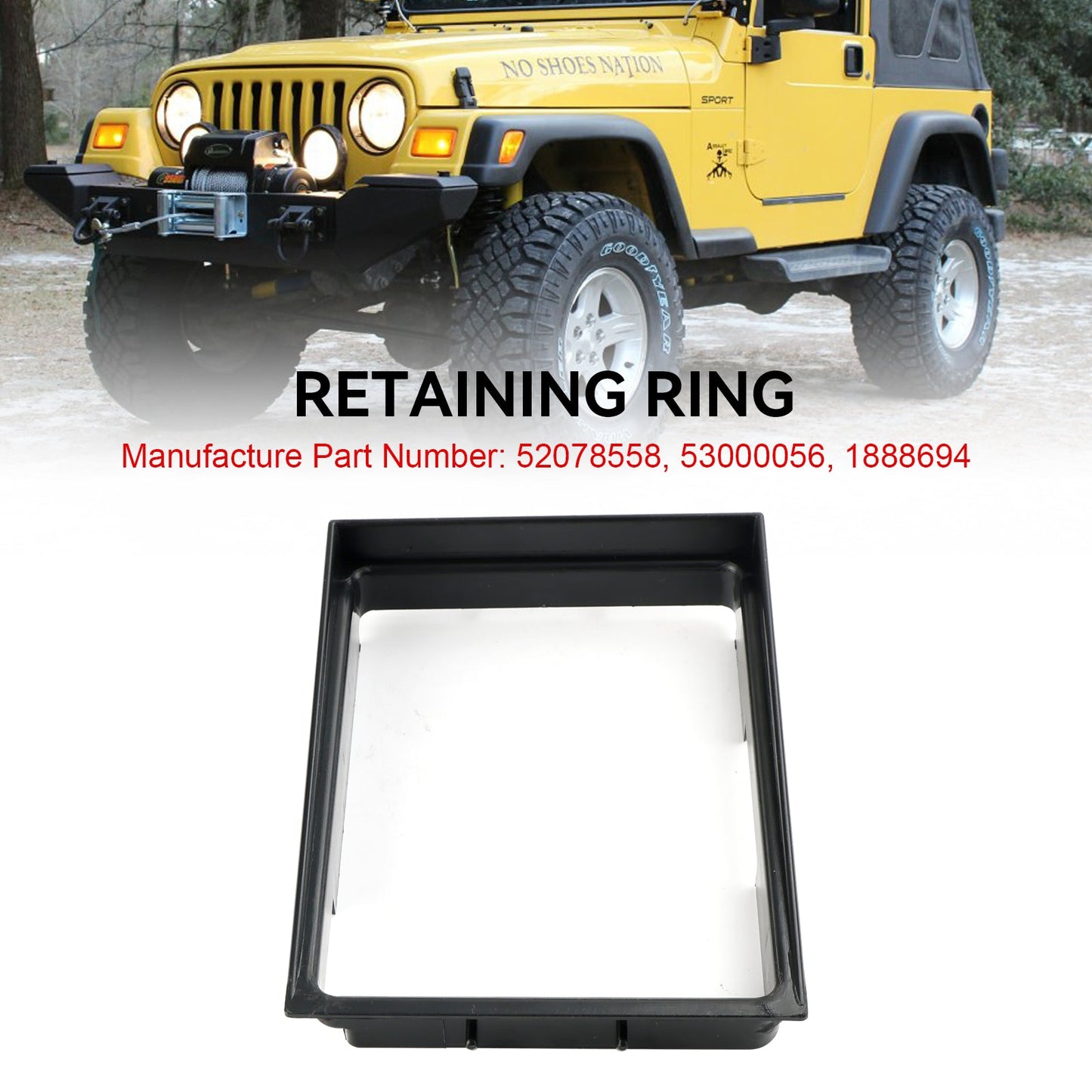 Jeep Wrangler TJ 1997-2004 Cambio manuale lunetta cambio manuale Trans