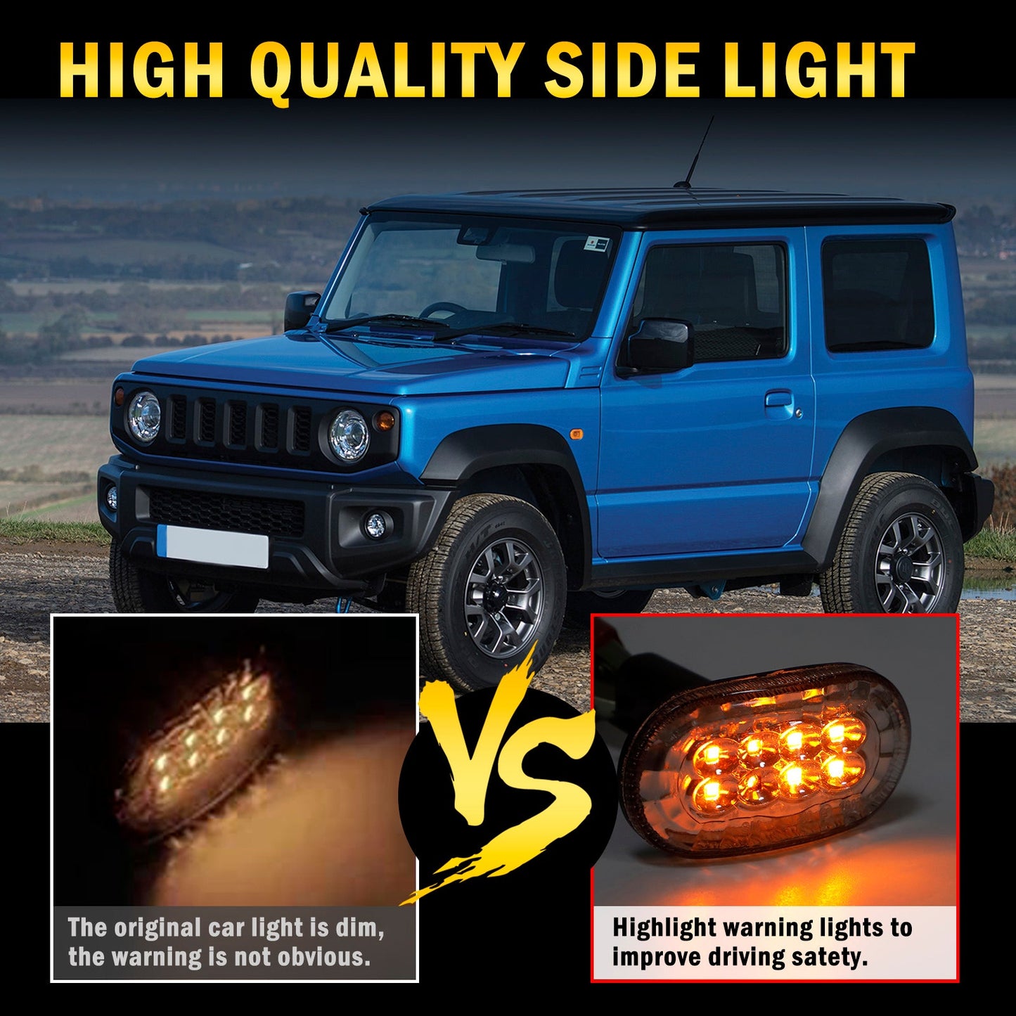 Suzuki Jimny JB64 JB74 trasparente coppia di indicatori di direzione laterali luce indicatore di direzione